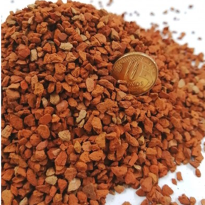 substrato para aquarios argilita terra cota n2 1kg aqua pedras