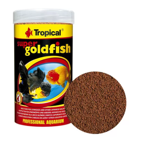 racao tropical super goldfish mini sticks